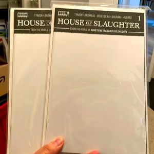 House of Slaughter #1 Blank Boom! Studios x2 copies